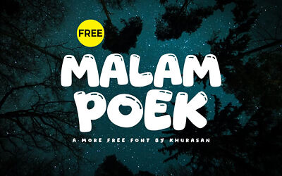 Malam Poek Font
