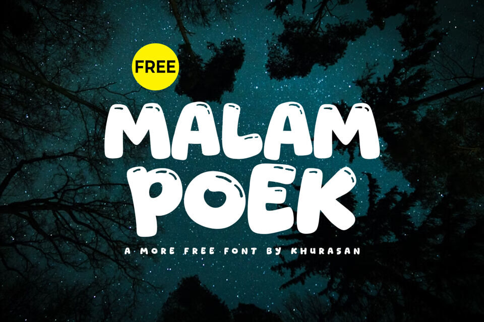 Malam Poek Font