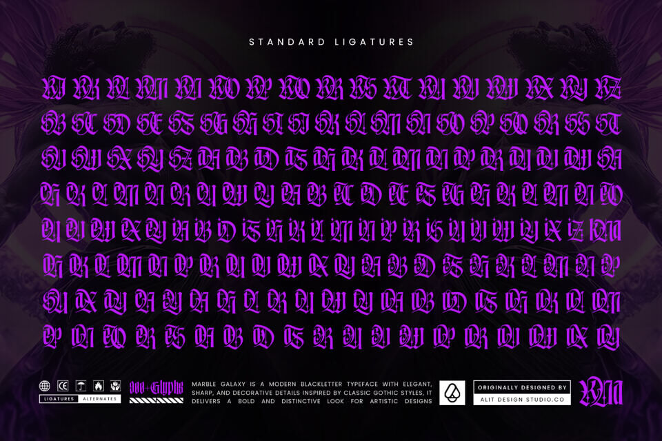 Marble Galaxy Font
