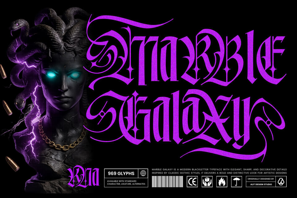 Marble Galaxy Font