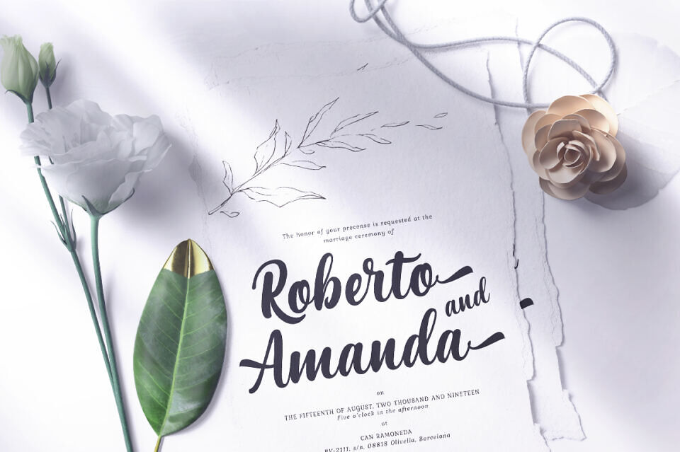 Maria Aishane Script Font