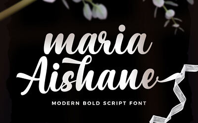 Maria Aishane Script Font