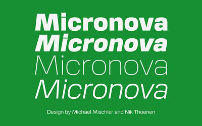 Micronova Font Family