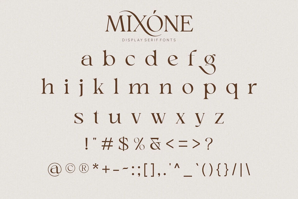 Mixone Font