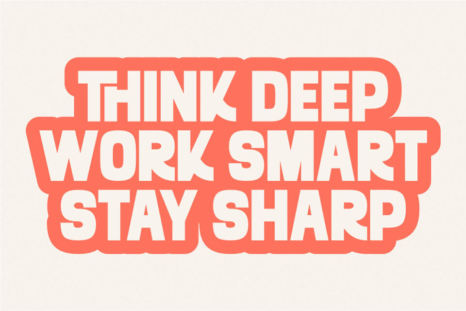 Modern Thinking Font