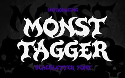 Monst Tagger Font