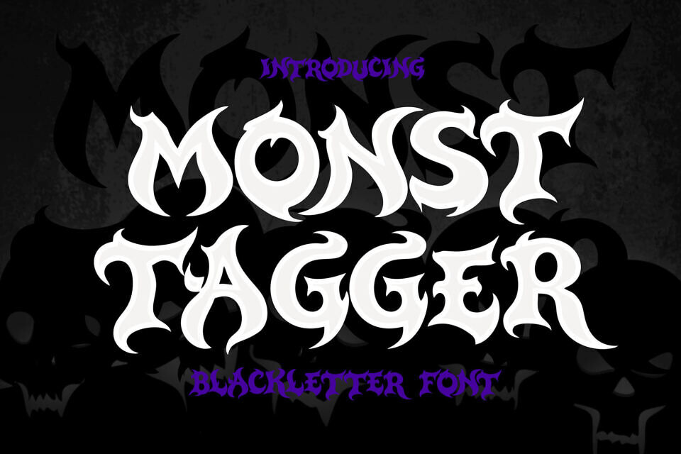 Monst Tagger Font