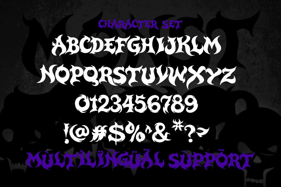 Monst Tagger Font