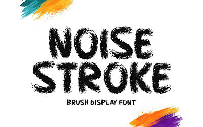Noise Stroke Font