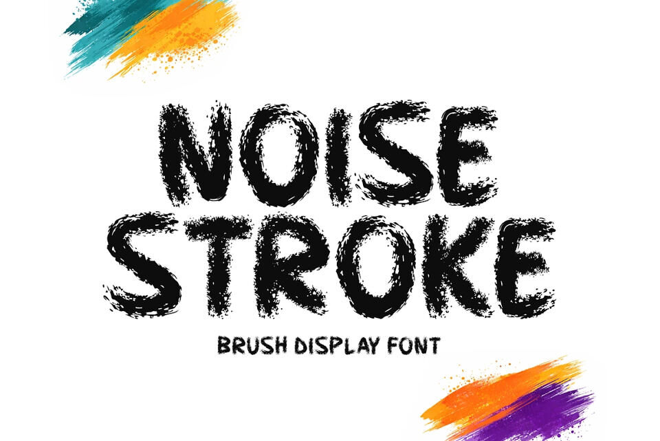 Noise Stroke Font