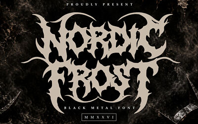Nordic Frost Font