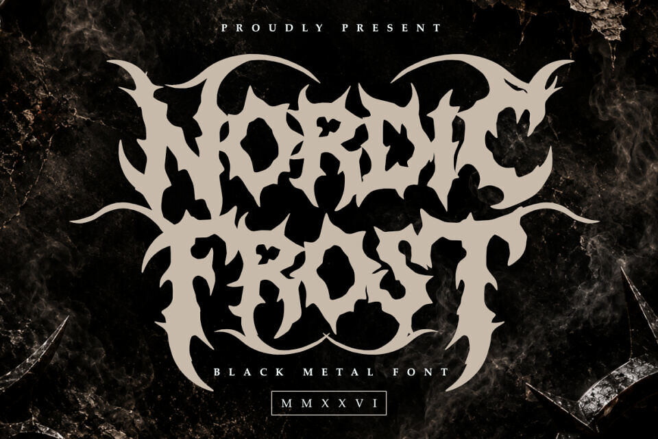 Nordic Frost Font