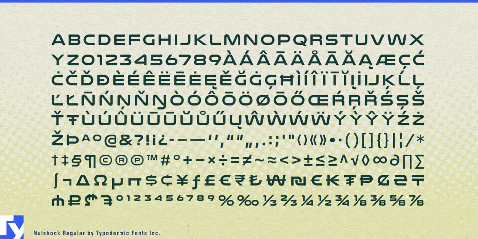 Nulshock Font