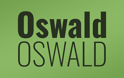Oswald Font Family