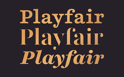 Playfair Font Family