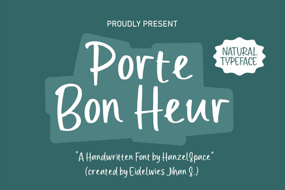 Porte Bon Heur Font