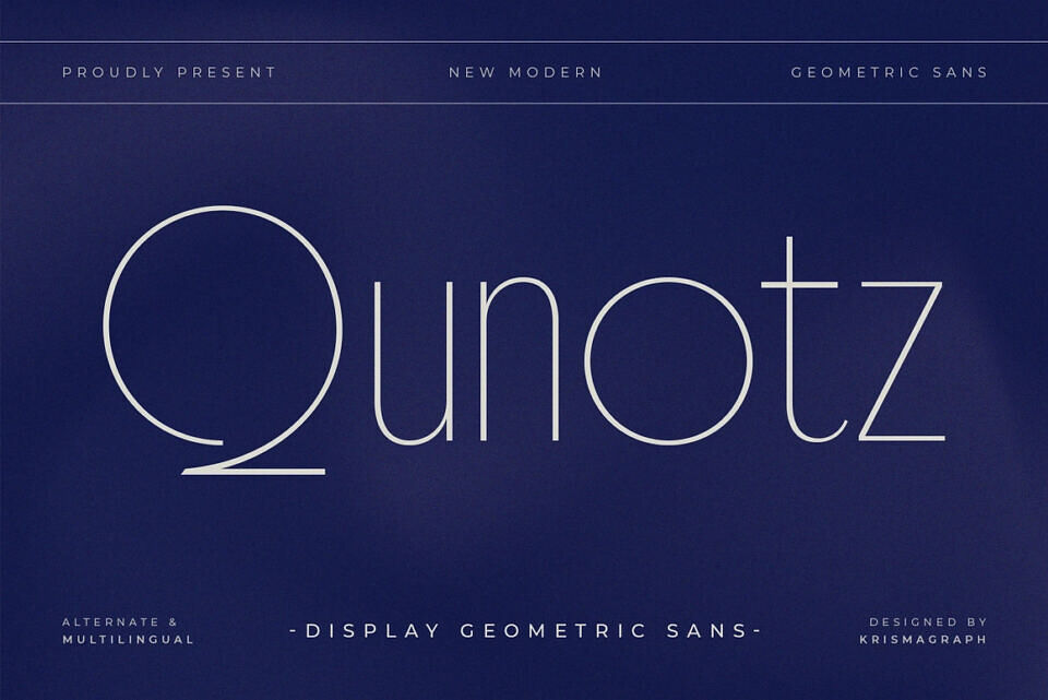 Qunotz Font