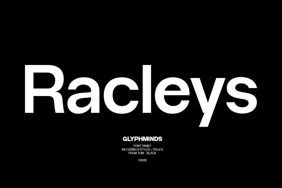 Racleys Font Family