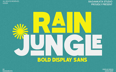 Rain Jungle Font