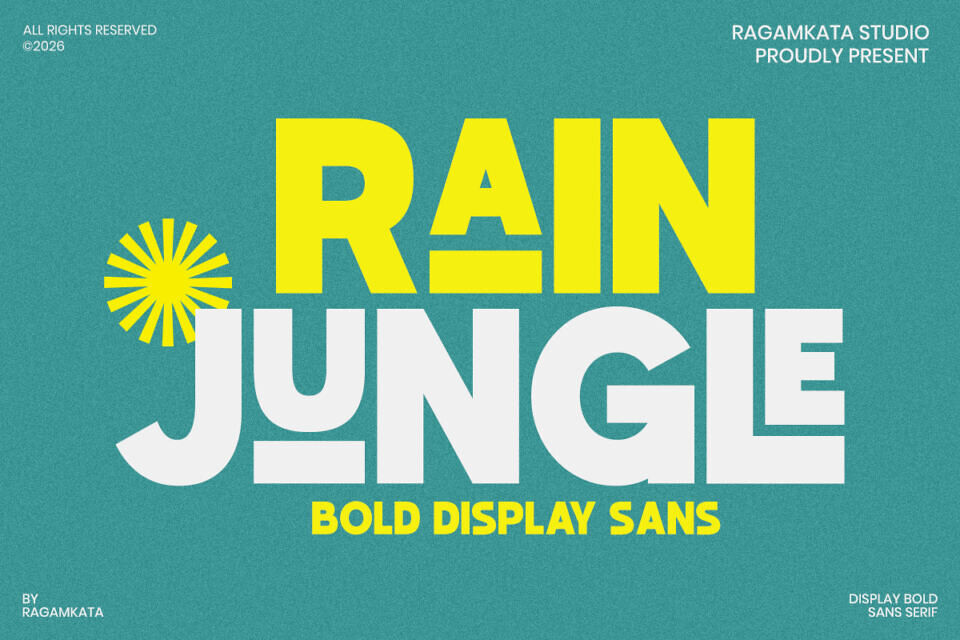 Rain Jungle Font
