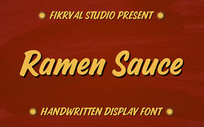 Ramen Sauce Font