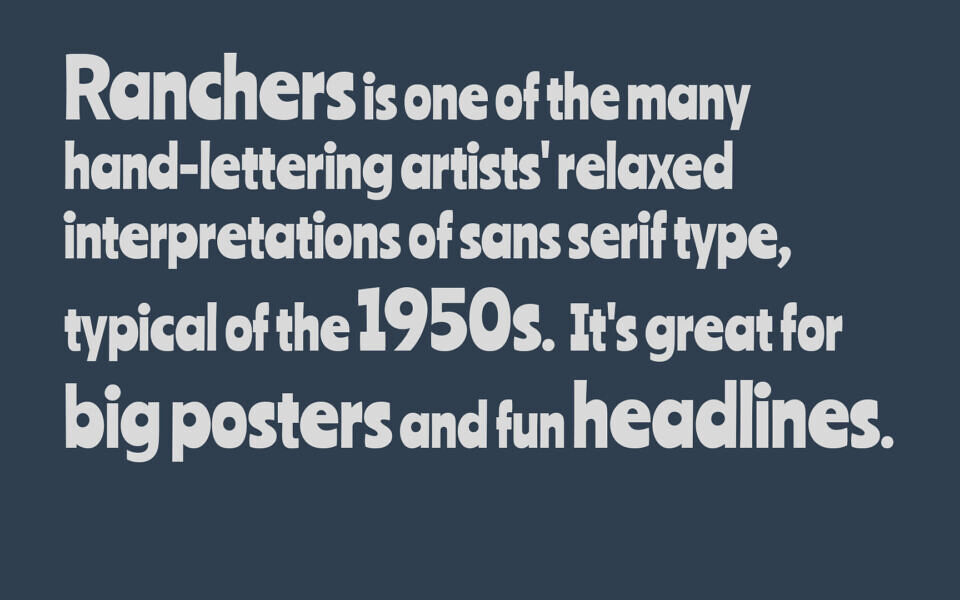 Ranchers Font
