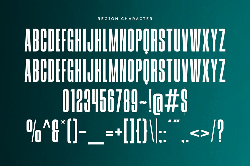 Region Font