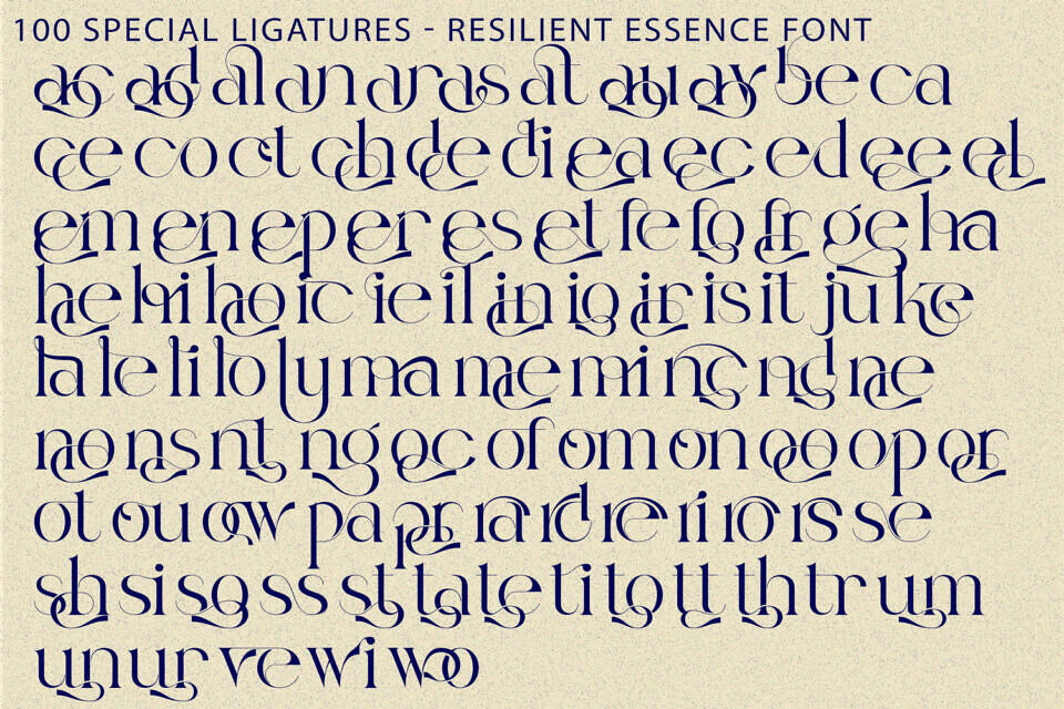 Resilient Essence Font
