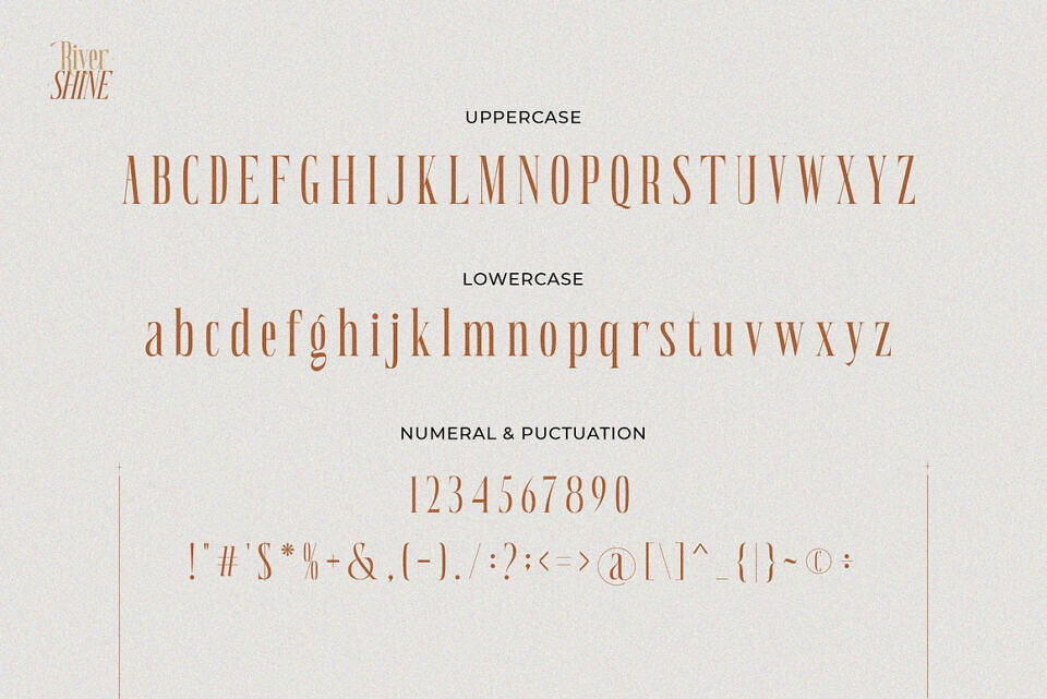 River Shine Font