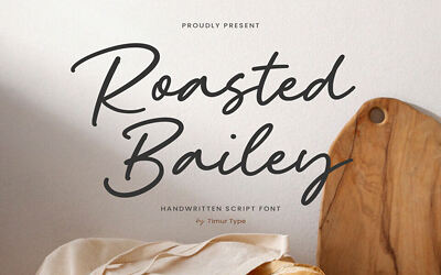 Roasted Bailey Font
