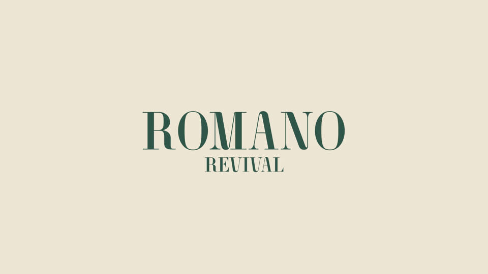Romano Revival Font