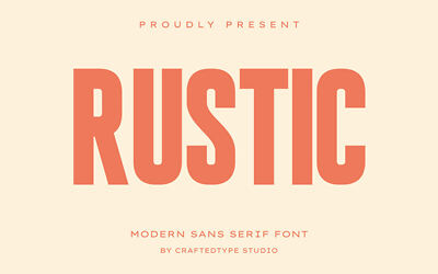 Rustic Font