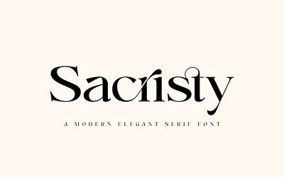 Sacristy Font