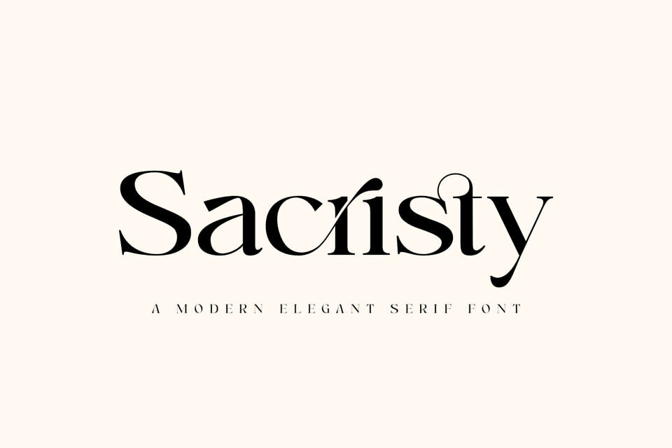 Sacristy Font