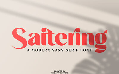 Saitering Font