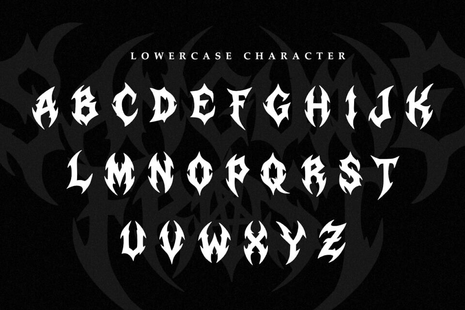 Sanguine Frost Font
