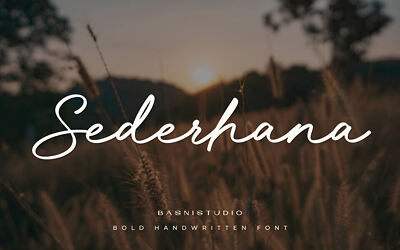 Sederhana Font