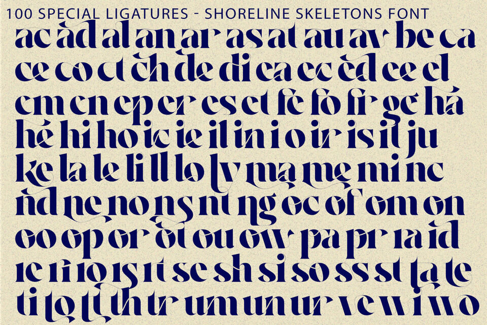 Shoreline Skeletons Font