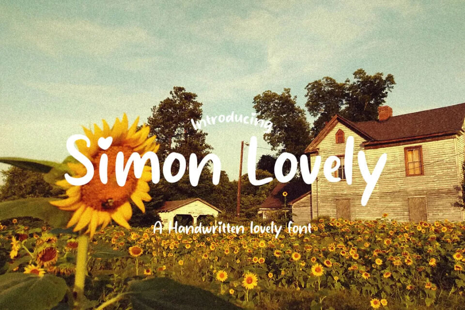 Simon Lovely Font