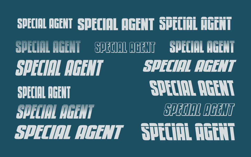 Special Agent Font Family