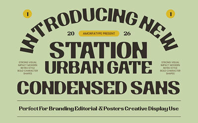 Station Urban Gate Font