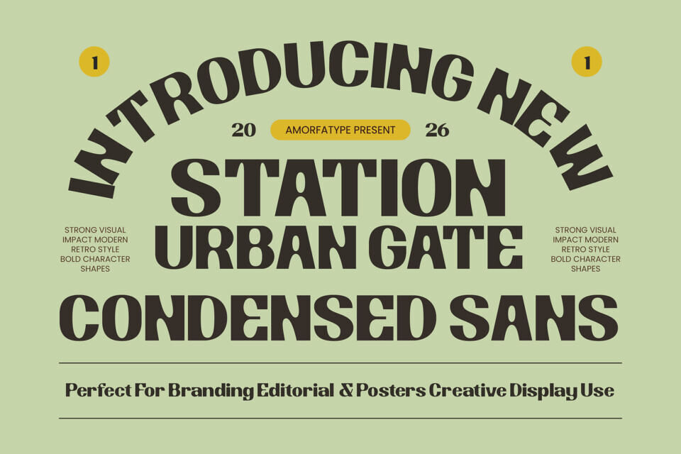 Station Urban Gate Font