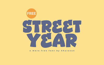 Street Year Font