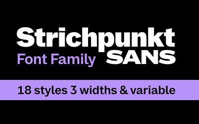 Strichpunkt Sans Font Family