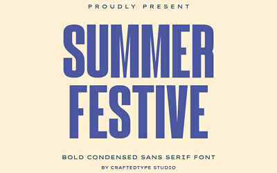 Summer Festive Font