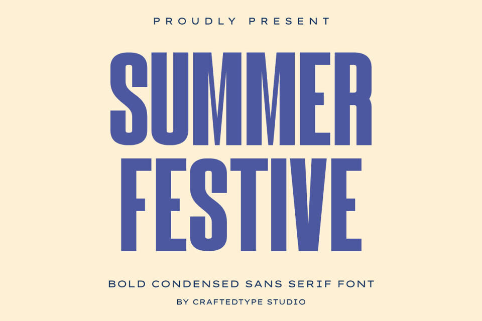 Summer Festive Font