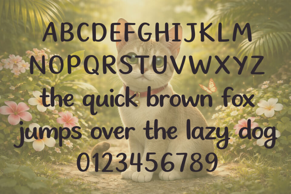 Sweetest Cat Ever Font