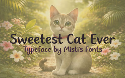 Sweetest Cat Ever Font