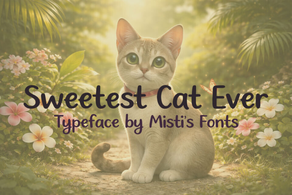 Sweetest Cat Ever Font