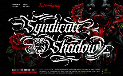 Syndicate Shadow Font